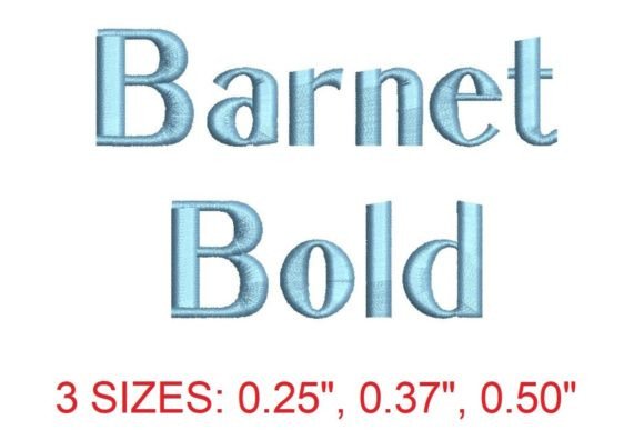 Barnet Bold Embroidery Font Review