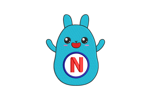Cute Rabbit Letter N Review