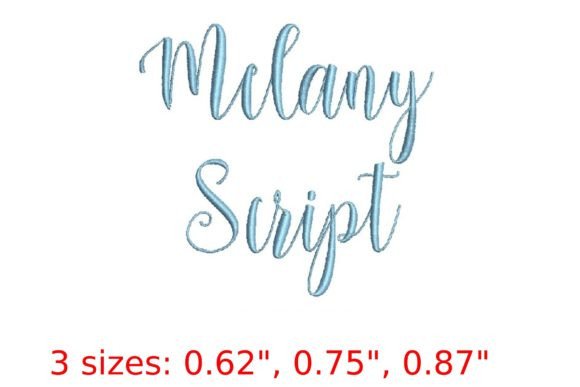 Melany Script Embroidery Font Review