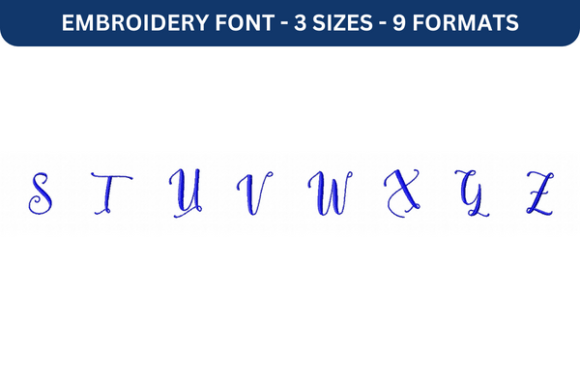 Melany Script Font Upper S to Z Review