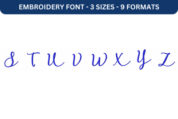 Rose of Baltimore Font Upper S to Z