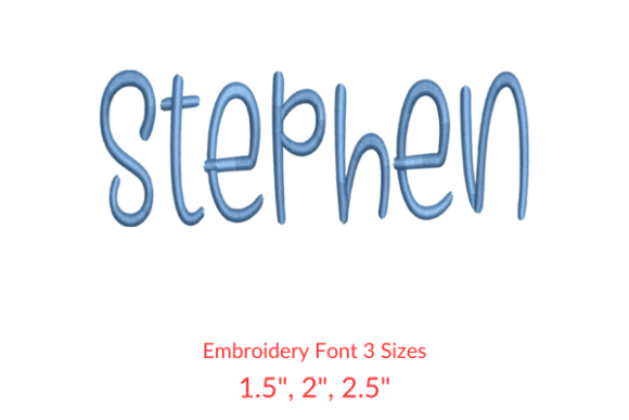 Stephen Font: A Versatile Embroidery Design