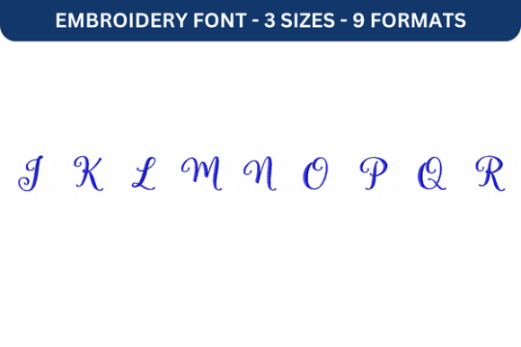 Storybook Font Upper J to R