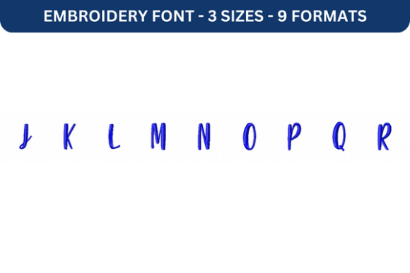Strawberry Blossom Font Upper J to R